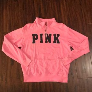 PINK Victoria’s Secret Quarter-zip sweatshirt